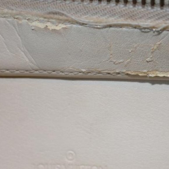 Louis Vuitton Houston Vernis PM Monogram Cream Leather Shoulder Bag / Handle - Picture 10 of 10